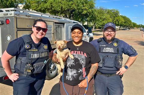 Officers Caroline Parker and Reid Koenig