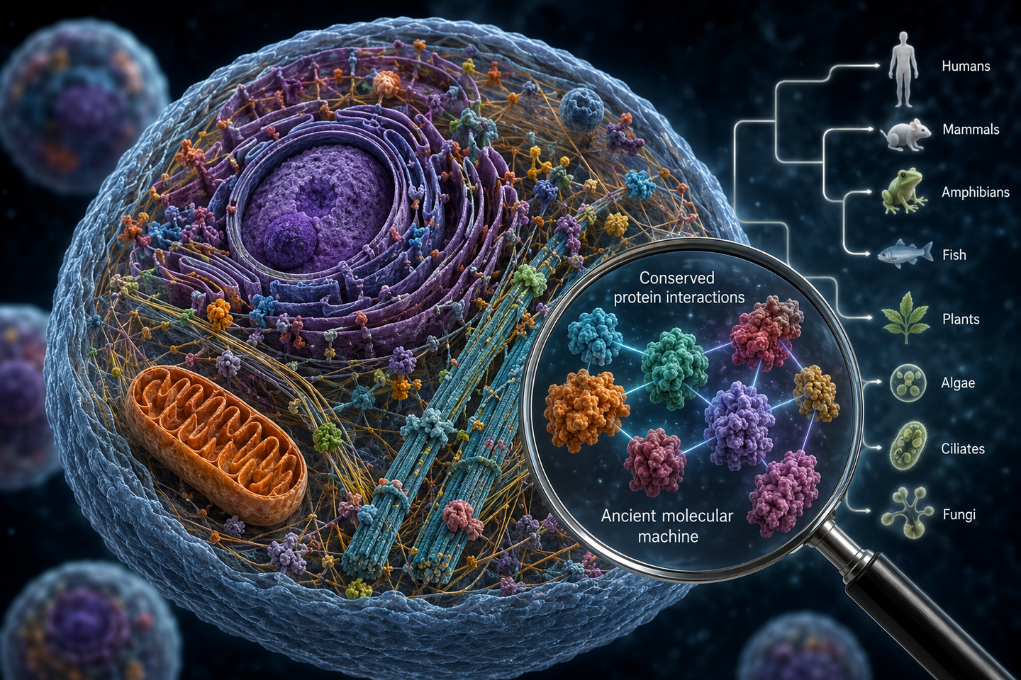 Ancient protein networks helped scientists uncover new rare disease genes rooted in the earliest complex cells.