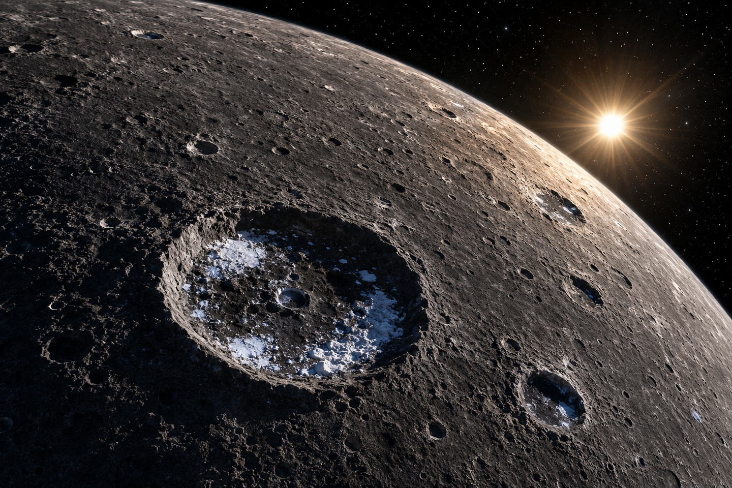 New models suggest Mercury’s polar ice may have been delivered by one major impact and trapped within a single Mercurian day.