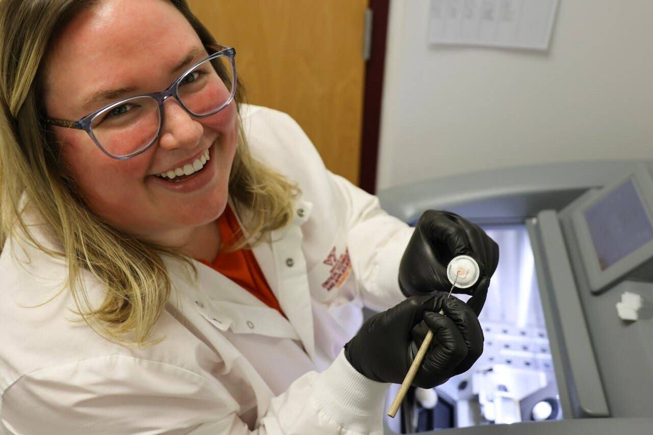 Megan Sweet, biological sciences graduate student at Virginia Tech.