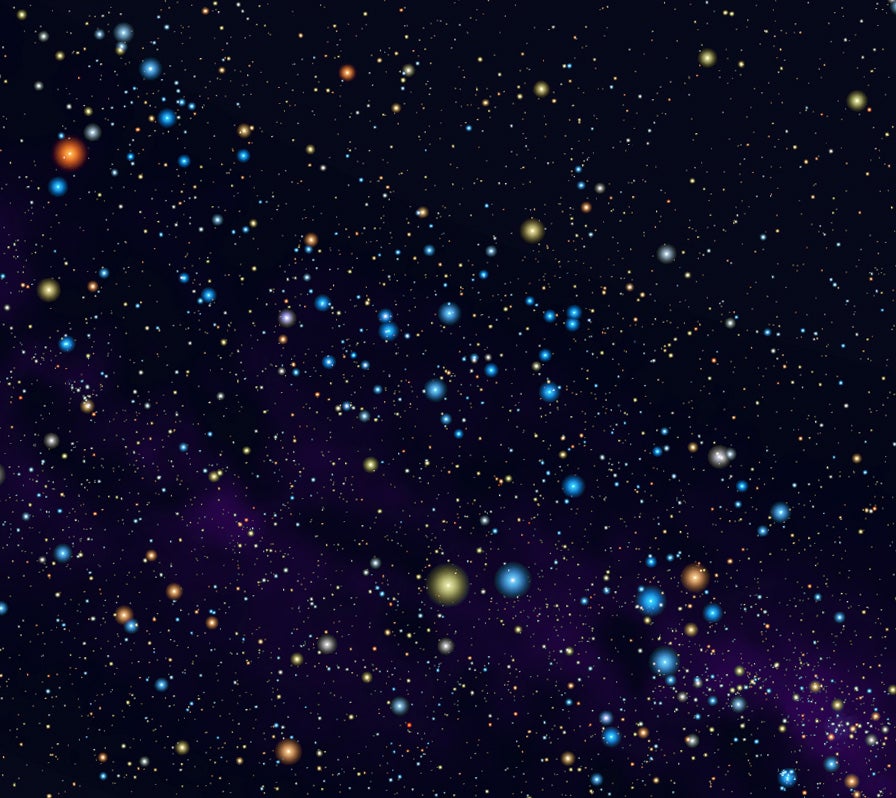 Scorpius-Centaurus Association. Public domain work. Taken from the Perseus astronomical simulation software