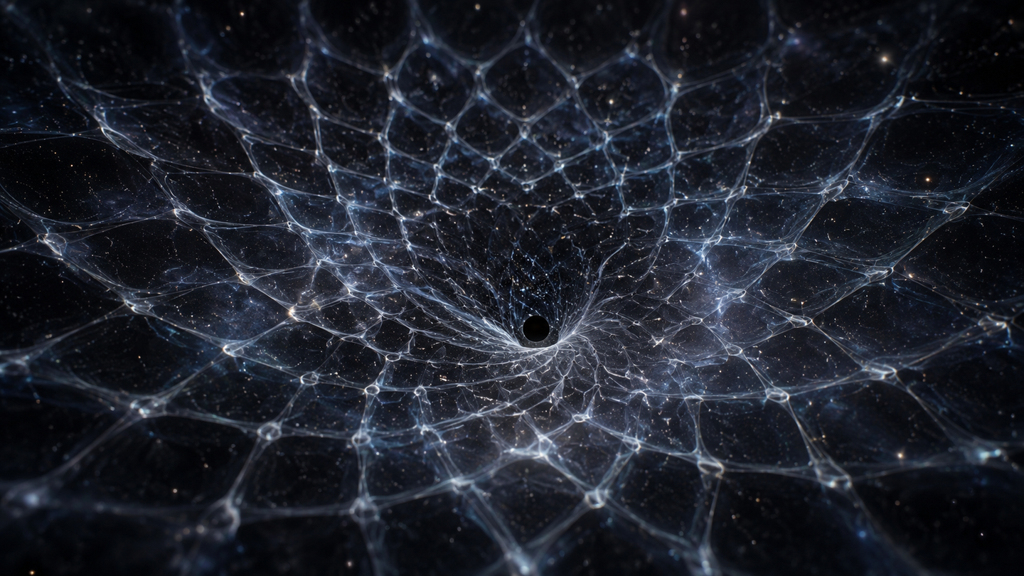 New math shows how a crystal-like critical state in spacetime can tip into a microscopic black hole.