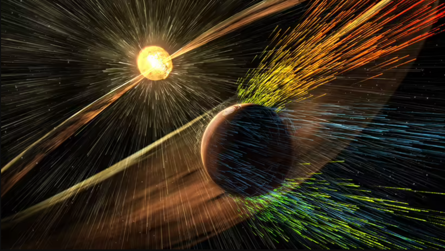 New Horizons data shows the solar wind slows 13% to 15% in the outer heliosphere as it picks up interstellar material.
