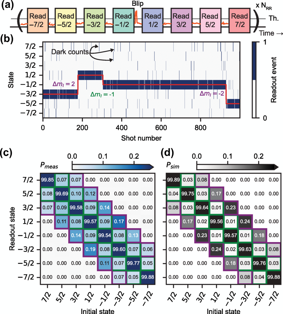 Characterization of measurement-induced nuclear spin flips in Sb 123.
