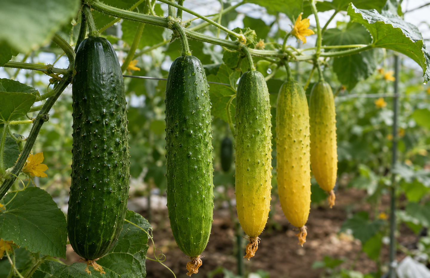 A newly identified cucumber gene links green peel color to chloroplast health, pigment production, and iron-sulfur activity.