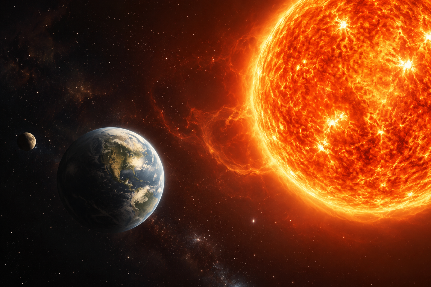 New models suggest Earth may avoid being swallowed by the dying sun, though its fate still depends on uncertain stellar mass loss.