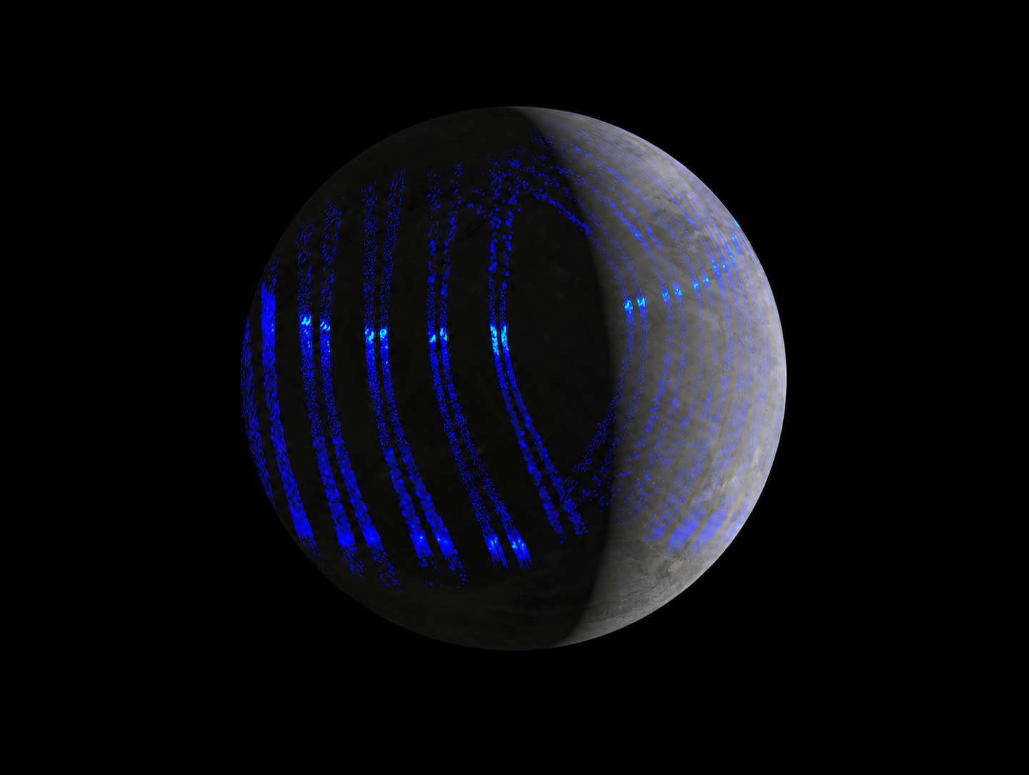 Juno spotted bead-like auroras on Ganymede, suggesting Earth-like magnetic processes may shape the Jovian moon’s glowing skies.