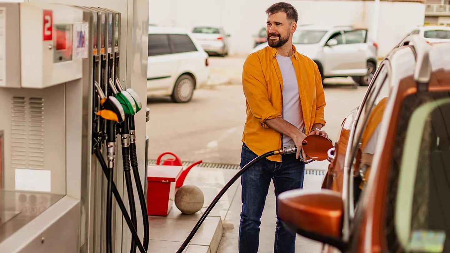 Gasoline reaches your car through drilling, refining, testing, and transport in a long industrial process.