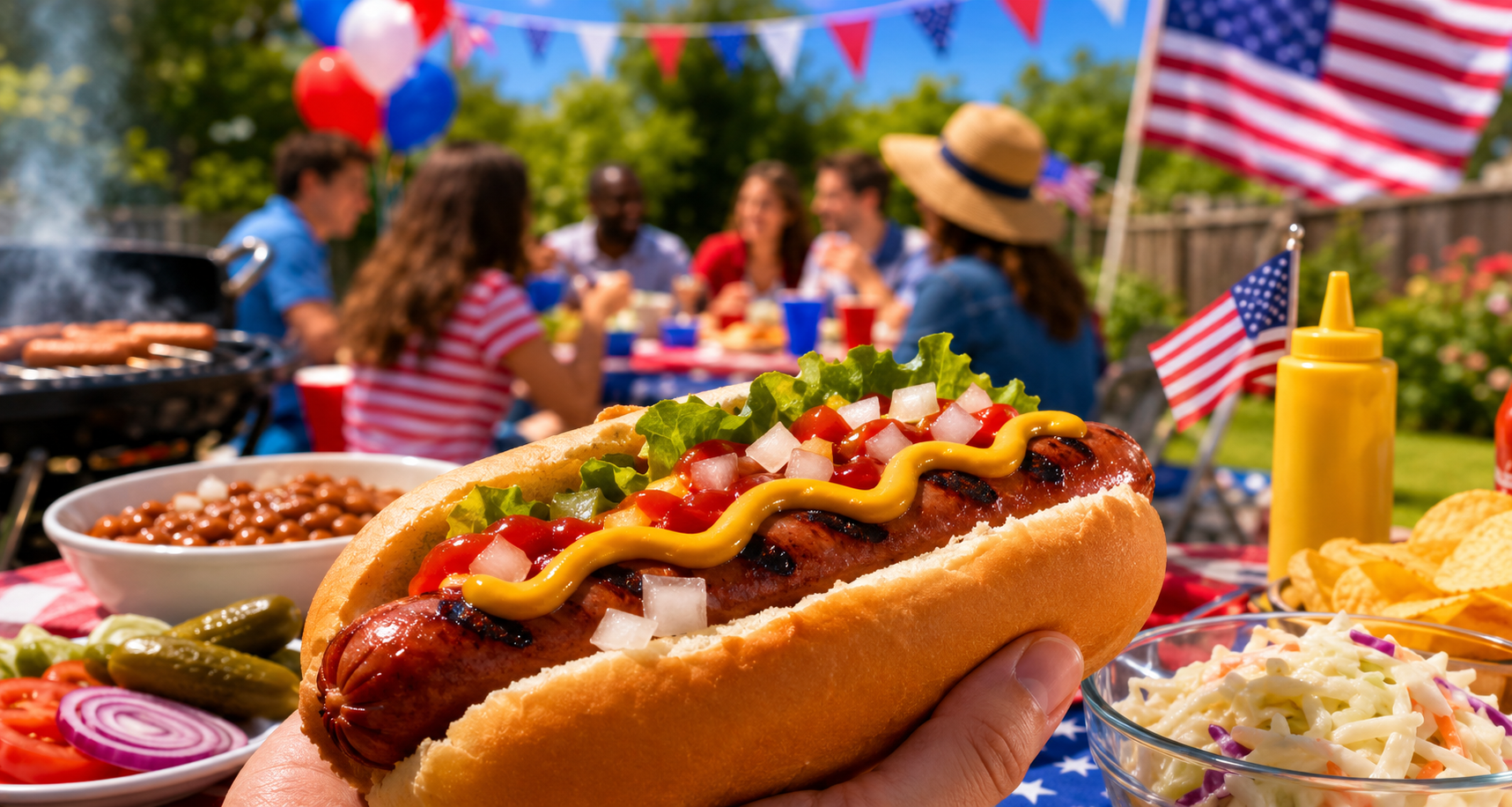 The National Hot Dog and Sausage Council estimates that Americans consume about 150 million hot dogs on Independence Day alone.