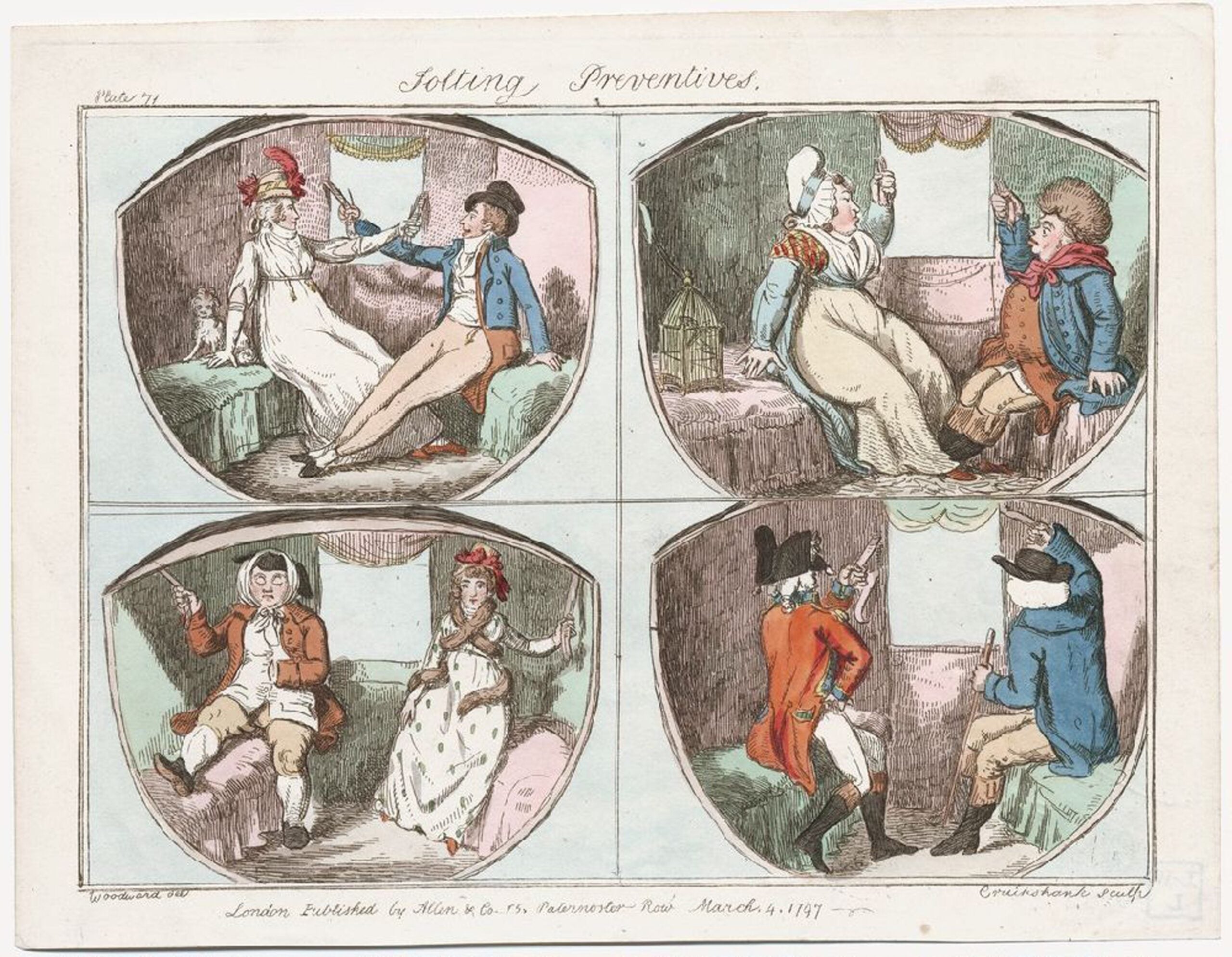 Jolting preventatives, George Woodward, Eccentric Excursions or Literary and Pictorial Sketches of Countenance, Character and Country in Different Parts of England and South Wales