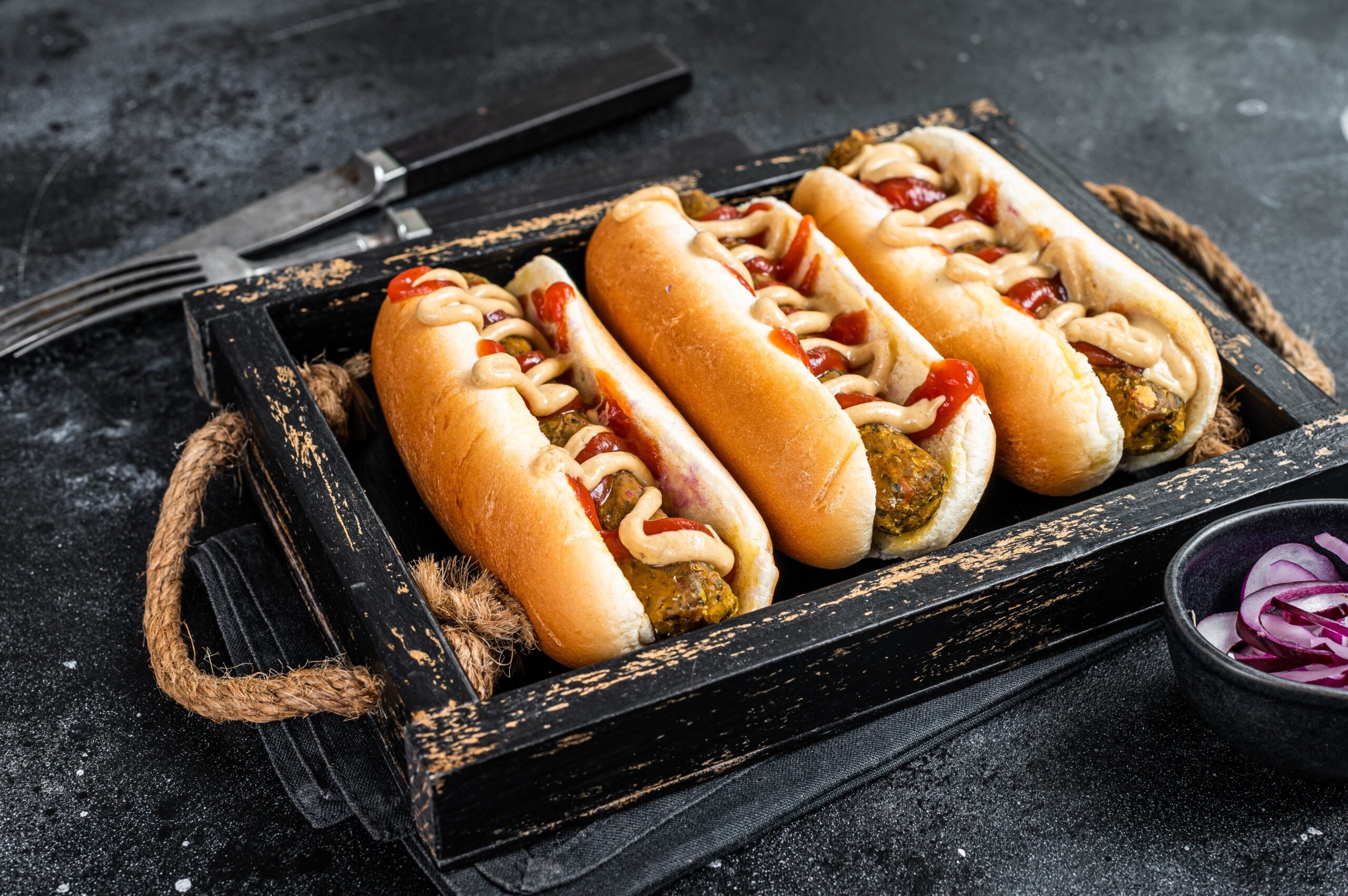 Twenty-two percent of Americans would choose a veggie dog instead. 