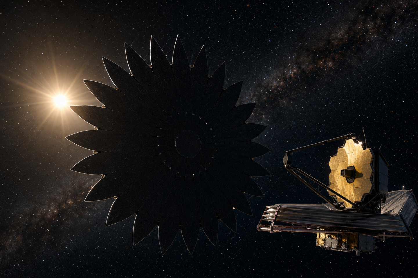 New ultra-black coating cuts stray light on starshades, improving future exoplanet imaging.