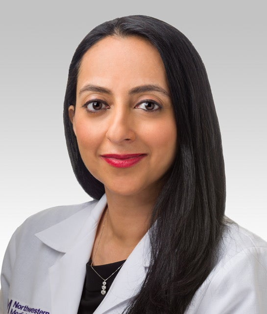 Rukhsana Mirza, MD, the Ryan-Pusateri Professor of Ophthalmology, professor of Medical Education, and vice chair of Faculty Affairs in the Department of Ophthalmology at Northwestern Medicine.