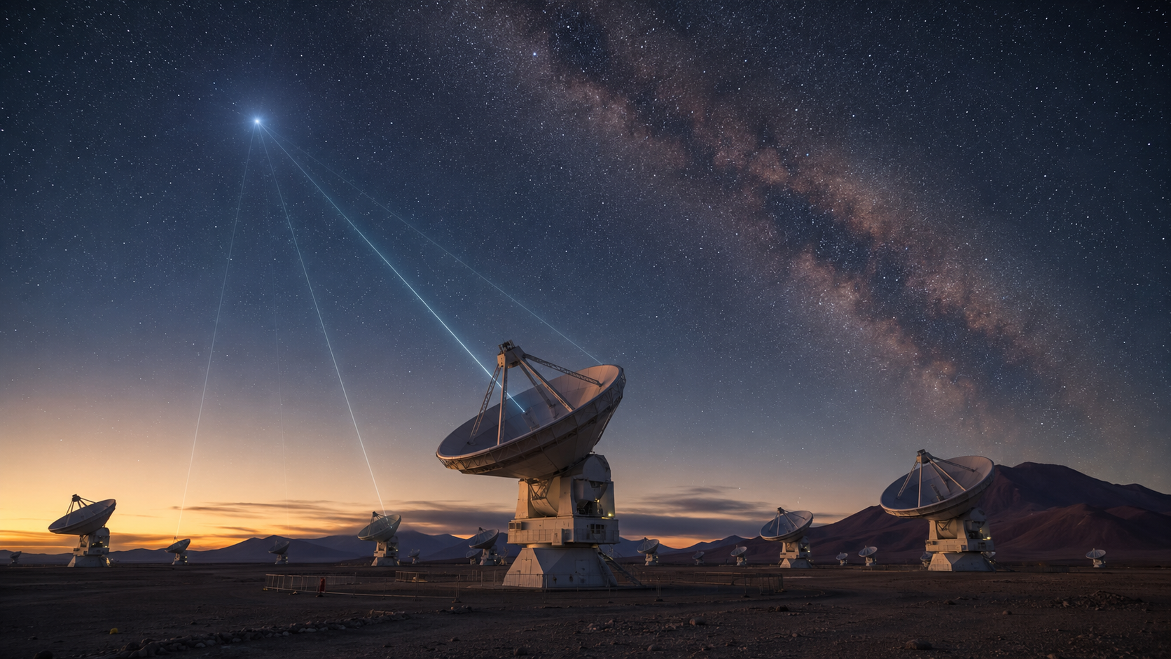 First ALMA SETI survey searches new frequencies for signals from alien civilizations
