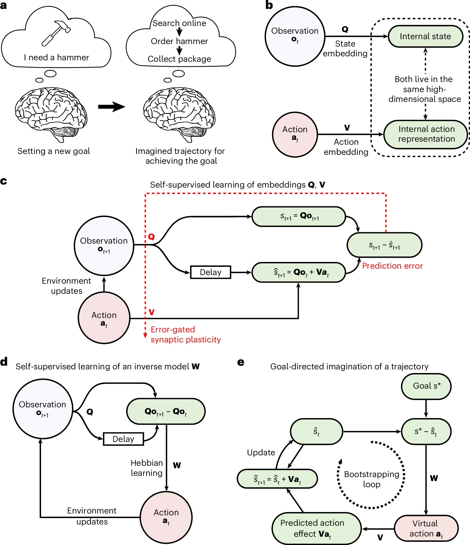 Architecture and learning process of the GCML.