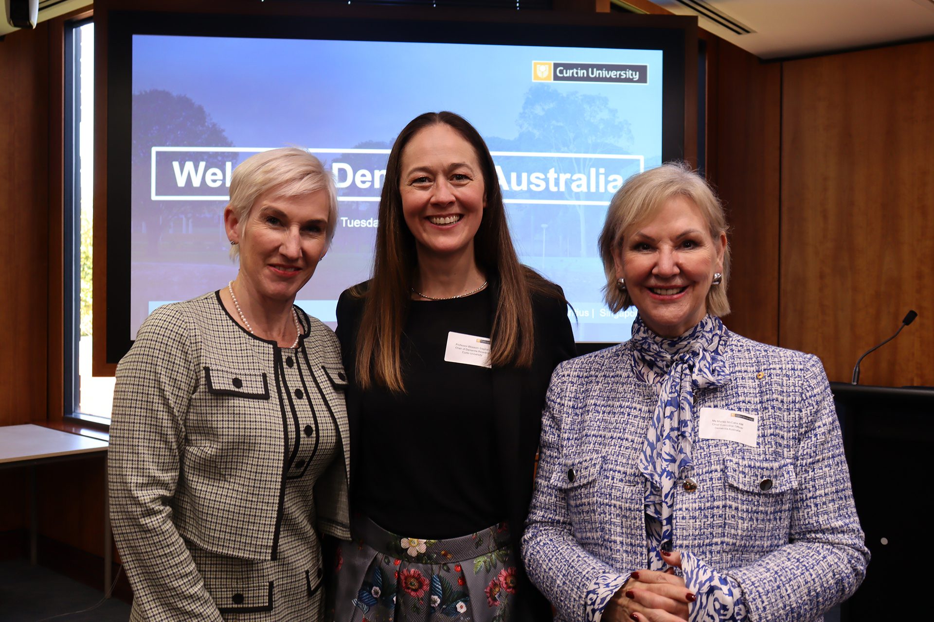 Professor Blossom Stephan (middle), Chair in Dementia at Curtin’s enAble Institute and a co-author, said public misunderstanding remains a major obstacle.