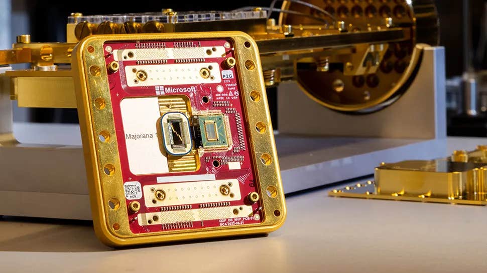 A proposed chip architecture uses phonons as a compact quantum bus between qubits separated across a semiconductor wafer.