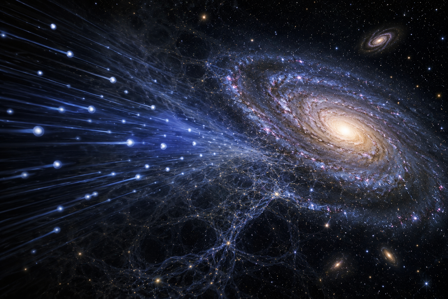 The study argues that dark matter particles could have formed while moving near the speed of light, then cooled enough over time to behave like the cold dark matter needed for galaxies and larger cosmic structures to grow. 