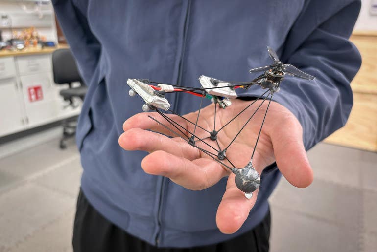 The Phantom Twist drone spins so quickly that motion blur turns it into a faint haze, making it 10 times less visible than a quadcopter.