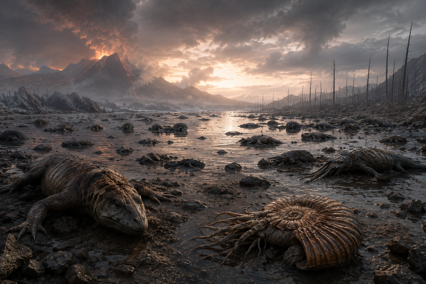 Metabolic differences may explain why clams survived the Great Dying while brachiopods and sea lilies suffered devastating losses.