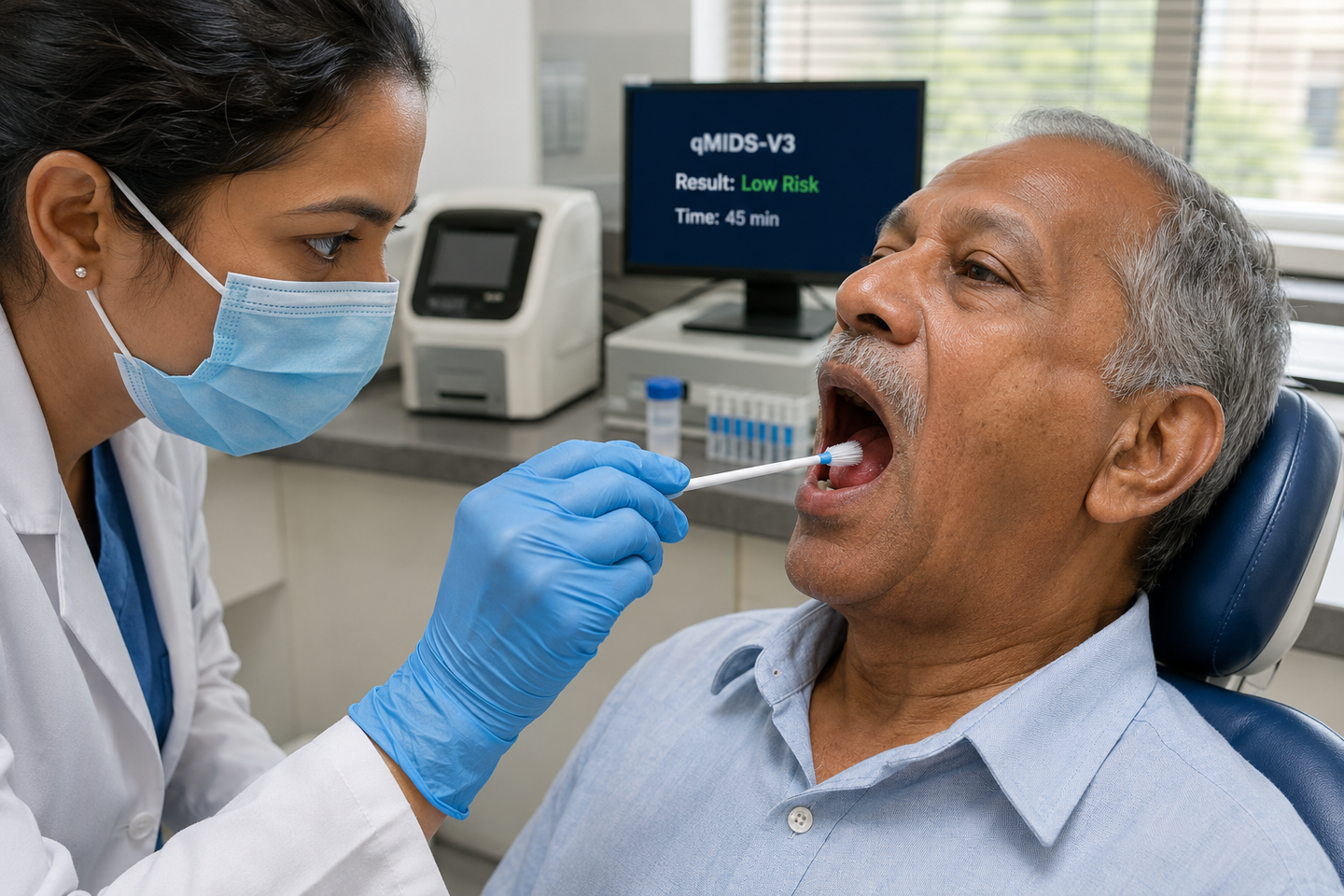 A new one-hour brush swab test could detect oral cancer early and cut unnecessary painful mouth biopsies for many patients.