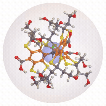 The researchers used a class of molecules called trityl-OX063 as the quantum sensor. Its spin is isolated and protected, preserving its quantum properties. 