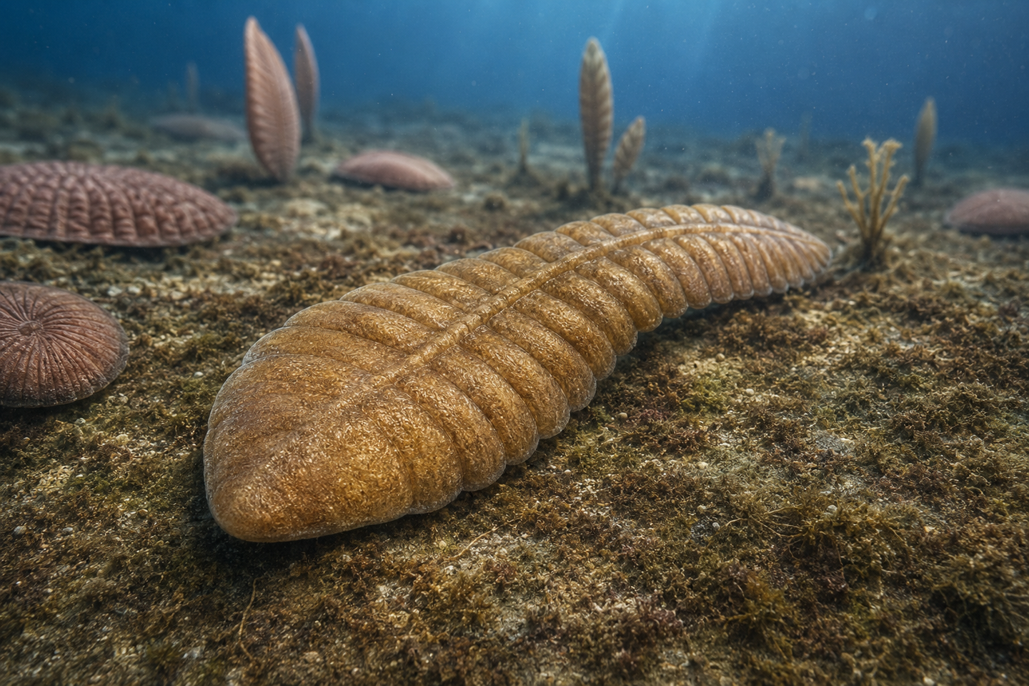 Fossils of Spriggina suggest the oldest known right-turning bias in animals, dating back about 550 million years.