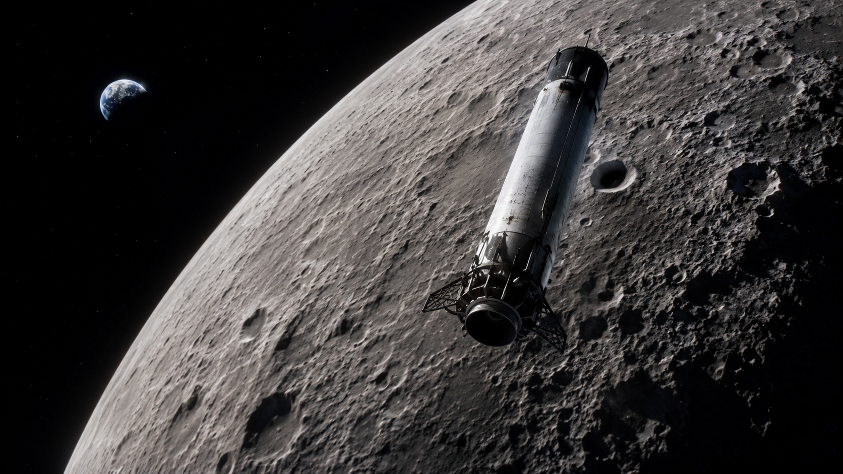 SpaceX Falcon 9 rocket stage is about to slam into the Moon on
