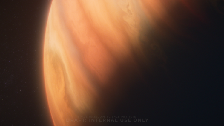 An artists interpretation of the planet orbiting a white dwarf