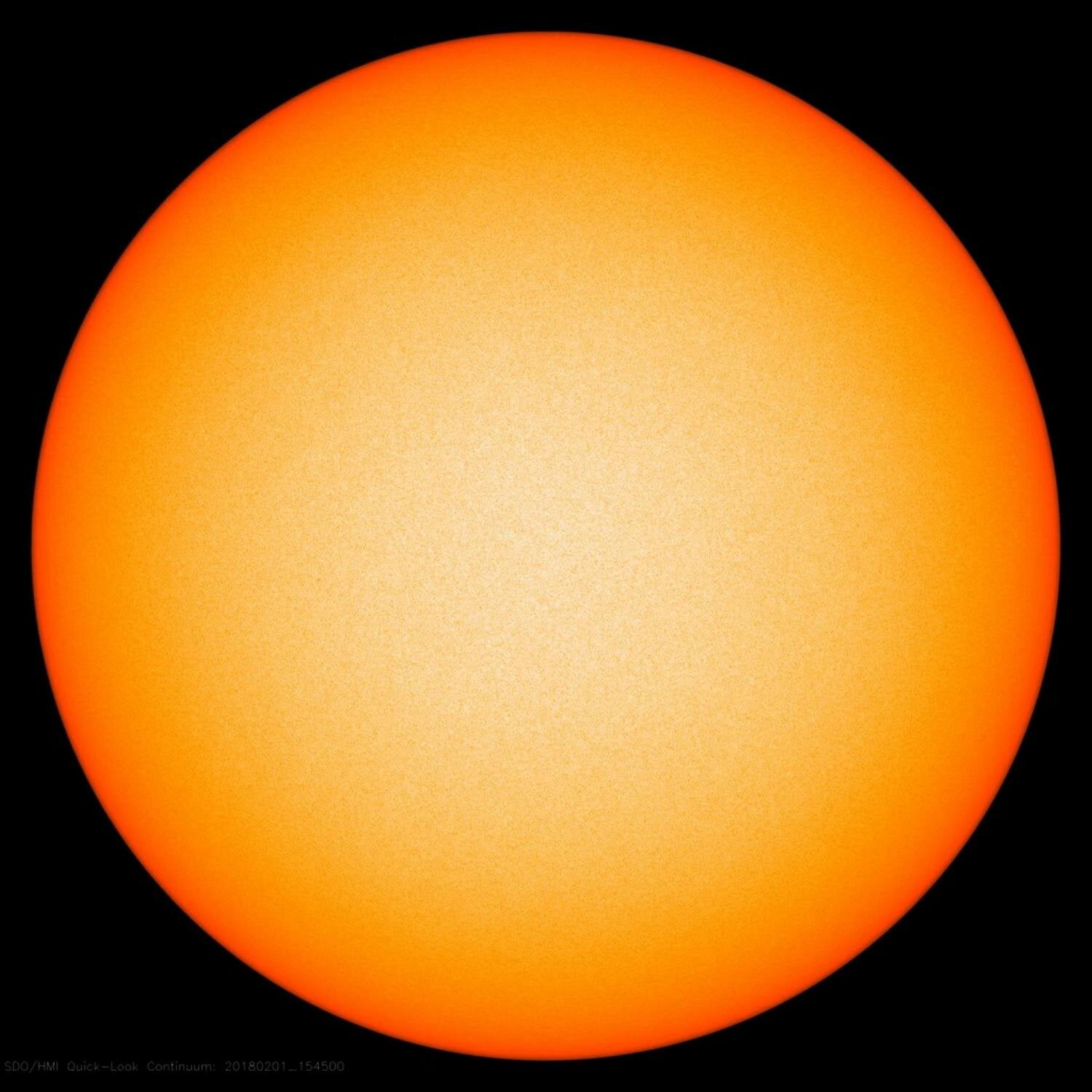 The optical wavelengths (what our eyes see) probe deeper layers of the Sun's atmosphere, and our analysis is based on these layers.