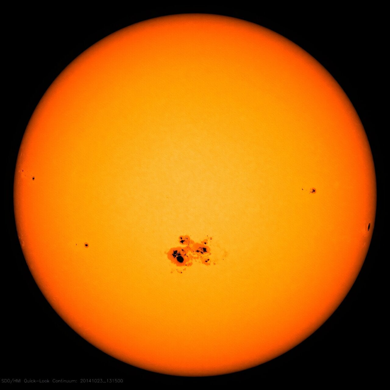 Sunspots are regions of intense magnetic activity on the Sun’s surface. The number of sunspots rises and falls over the Sun’s approximately 11-year activity cycle and is one of the main ways astronomers track and predict solar activity. 