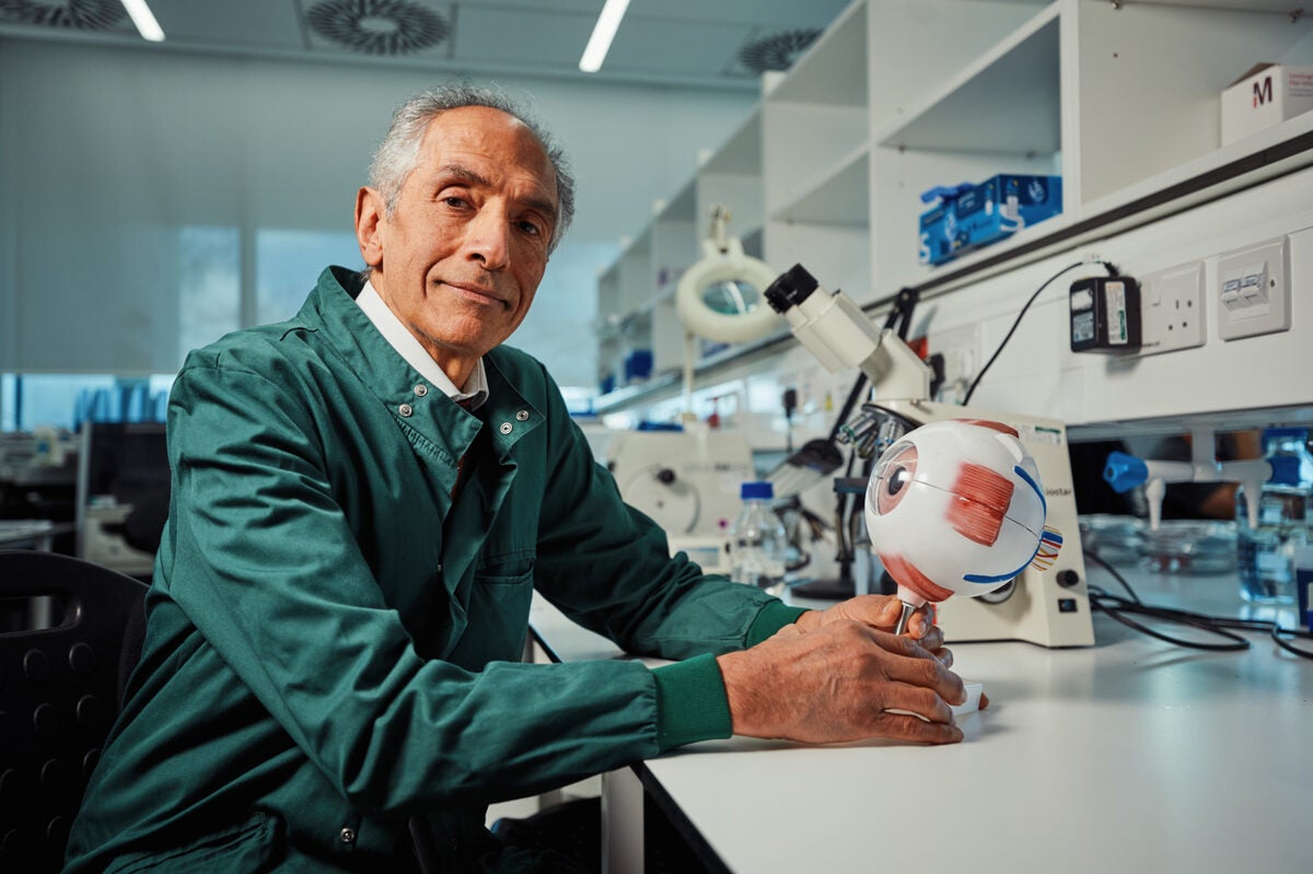 Professor Baljean Dhillon of the Institute for Regeneration and Repair