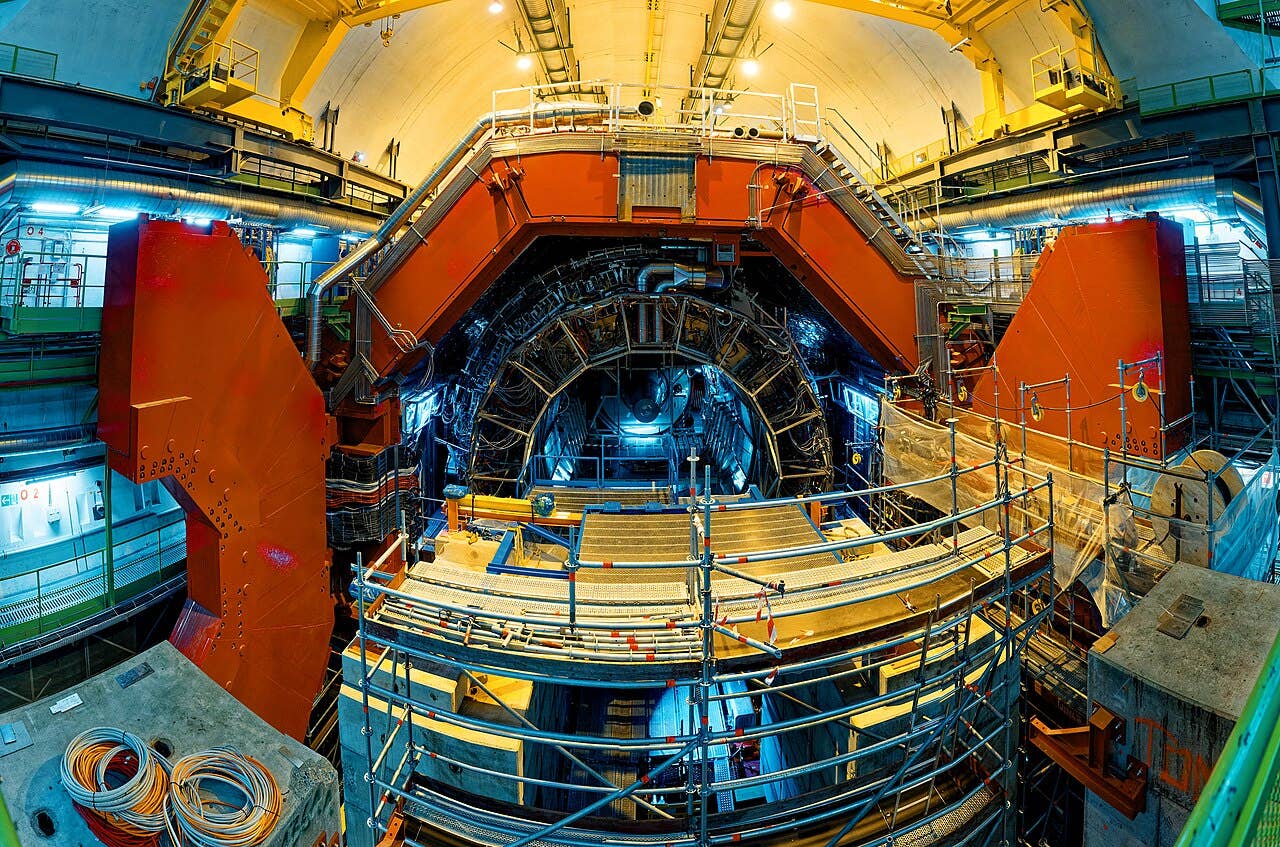 The ALICE experiment at CERN's Large Hadron Collider. CERN data reveal evidence for gluon saturation inside atomic nuclei and challenge a competing nuclear shadowing model.