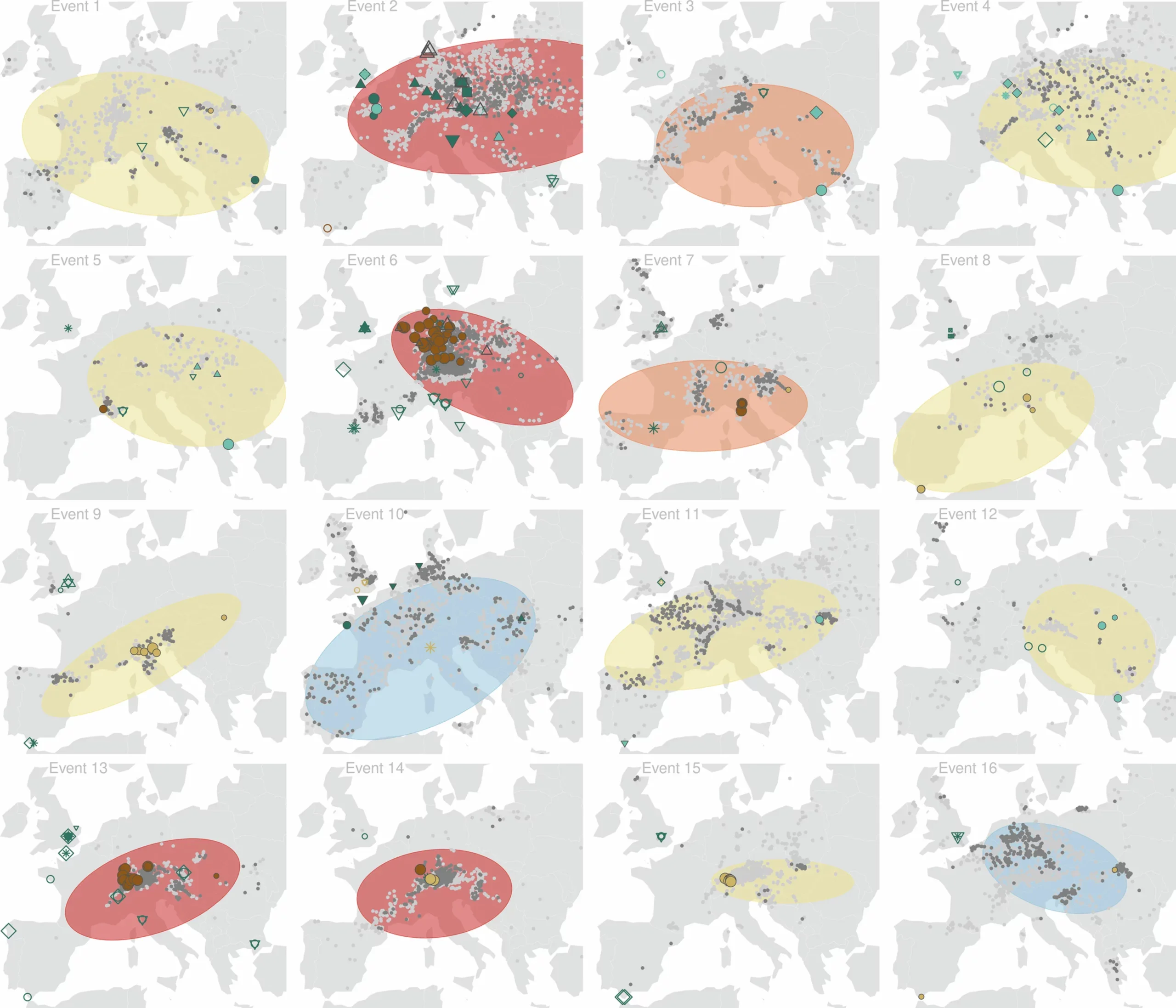 Conceptual reconstruction of the 1342–1343 floods in Europe.