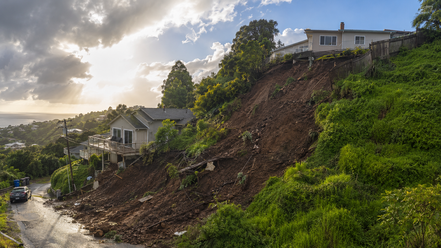 A nationwide database reveals where landslides threaten millions of Americans and highlights deep urban and rural divides in risk.