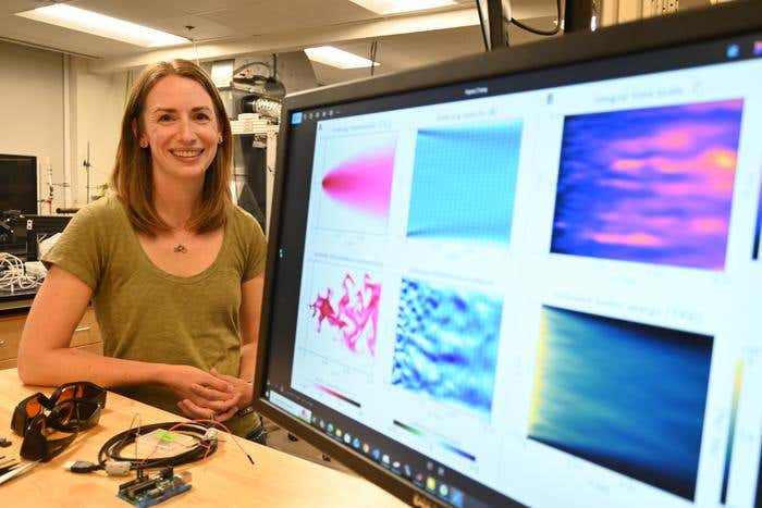 Wind reshapes the timing of odor whiffs, potentially giving animals clues about where a scent originated.