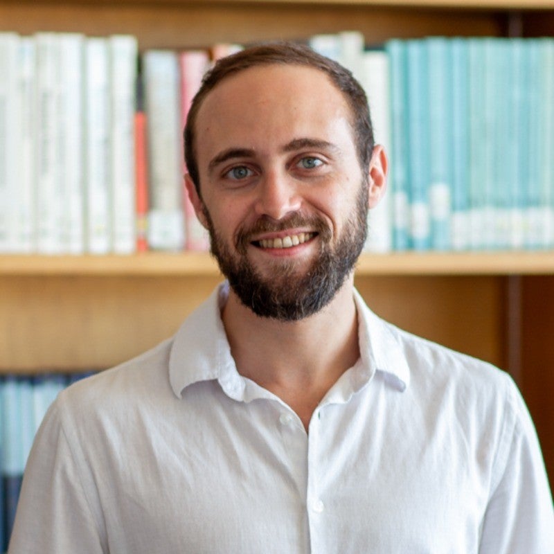 Postdoc Marcelo Janovitch at the University of Basel. 