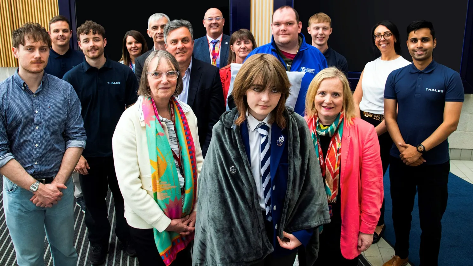 Rebecca's solar-powered blanket is now helping people experiencing homelessness through Homeless Project Scotland.