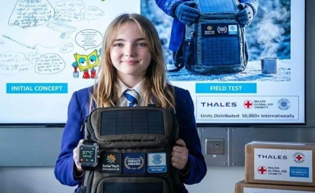 12-Year-Old Inventor’s Solar-Powered Backpack Brings Warmth to Glasgow’s Rough Sleepers