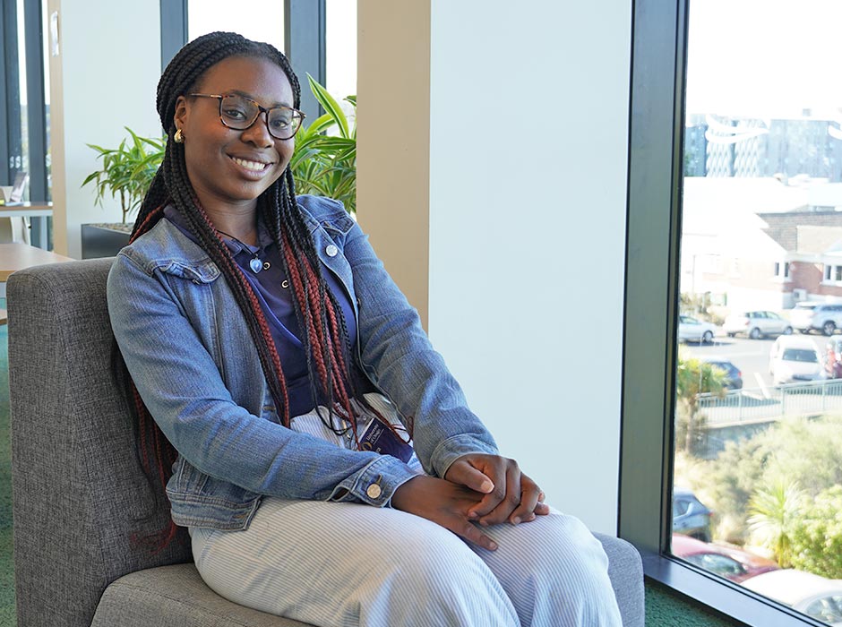 Rutendo Shadaya – on the Dunedin campus this week for Hands-On at the University of Otago