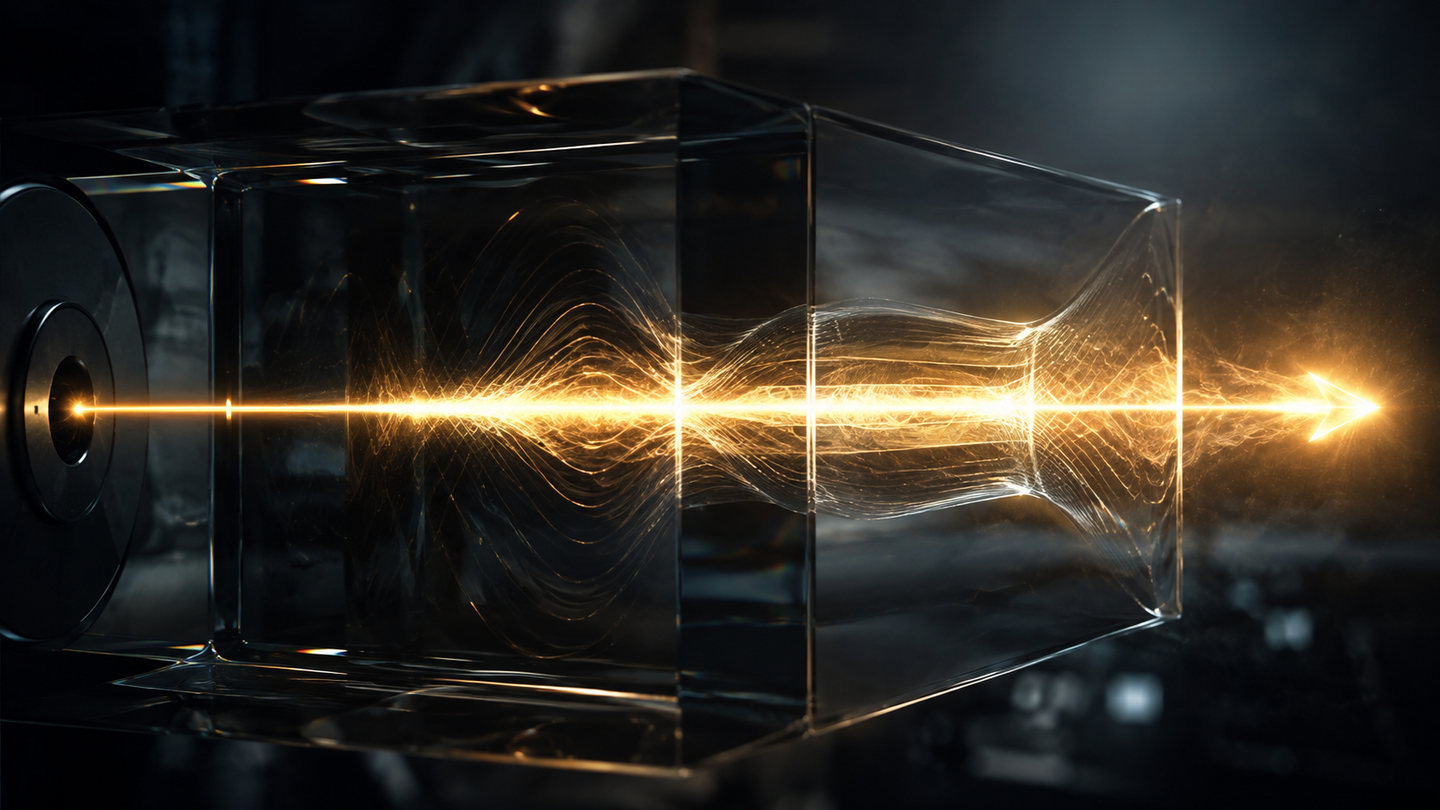 A new accelerating wave equation links changing light speeds to relativity, momentum conservation and the arrow of time.