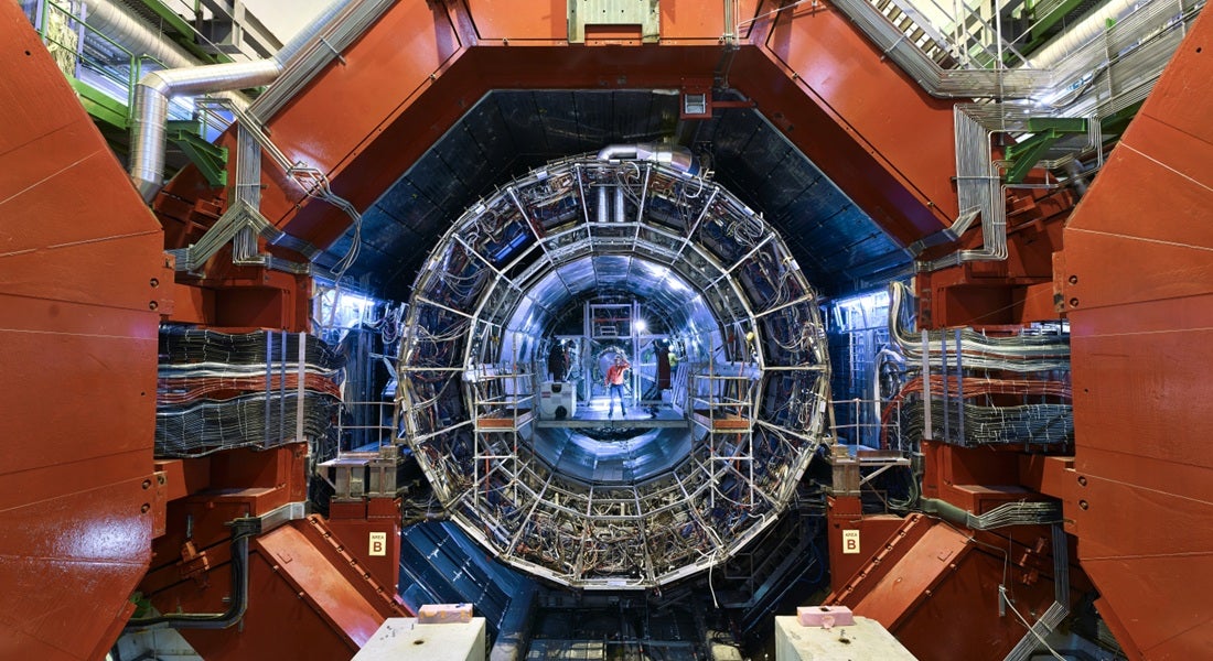 The ALICE detector at CERN.