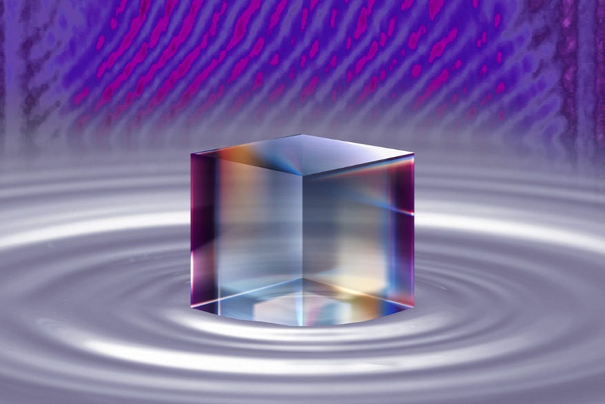 New melting experiments confirm that diamond floats in metallic liquid carbon at high pressures, much like ice cubes float in a glass of water.