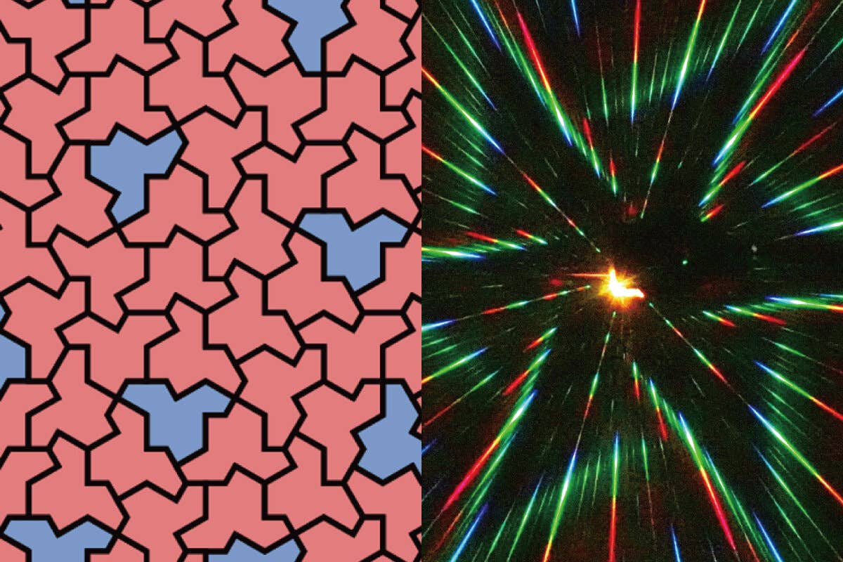 The Smith hat tile creates chiral diffraction patterns, linking a famous math puzzle to new ways of controlling light.
