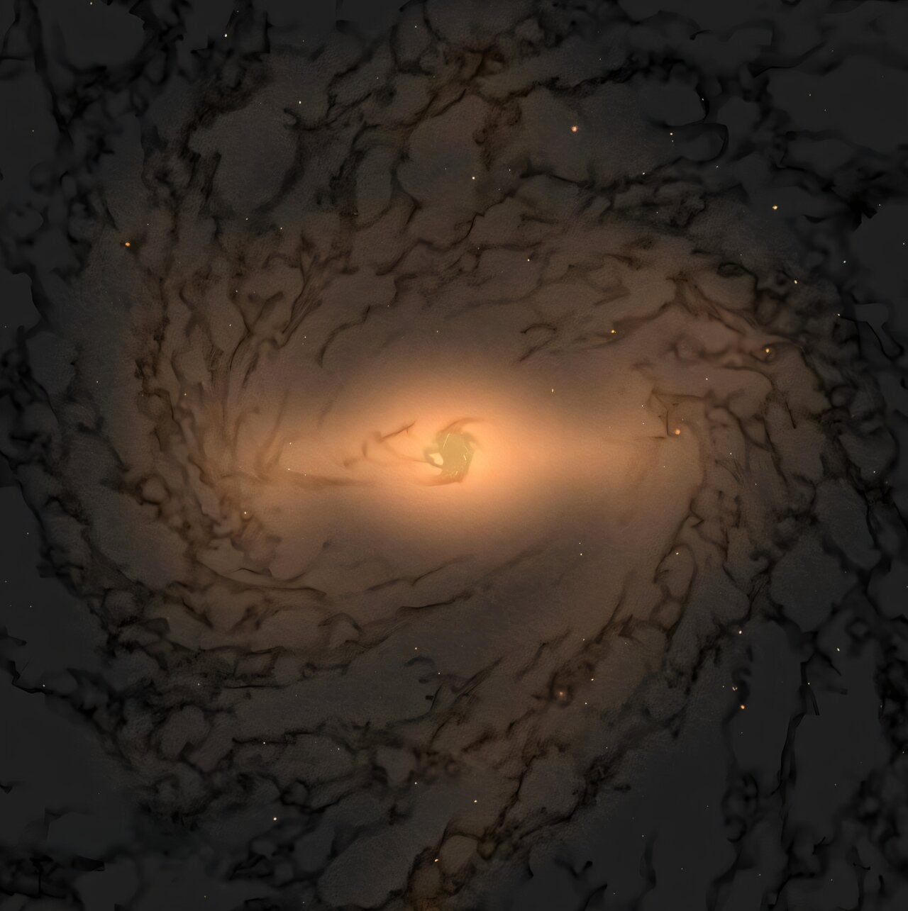 Dark matter and star clusters work together to reshape the centers of galaxies