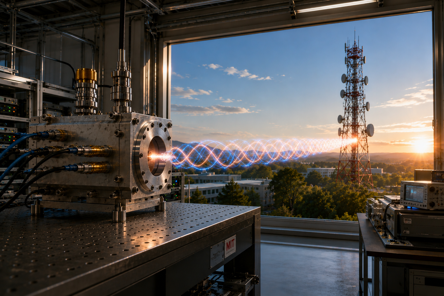 A compact magnetic platform creates paired radio-frequency waves without bulky cryogenic equipment.