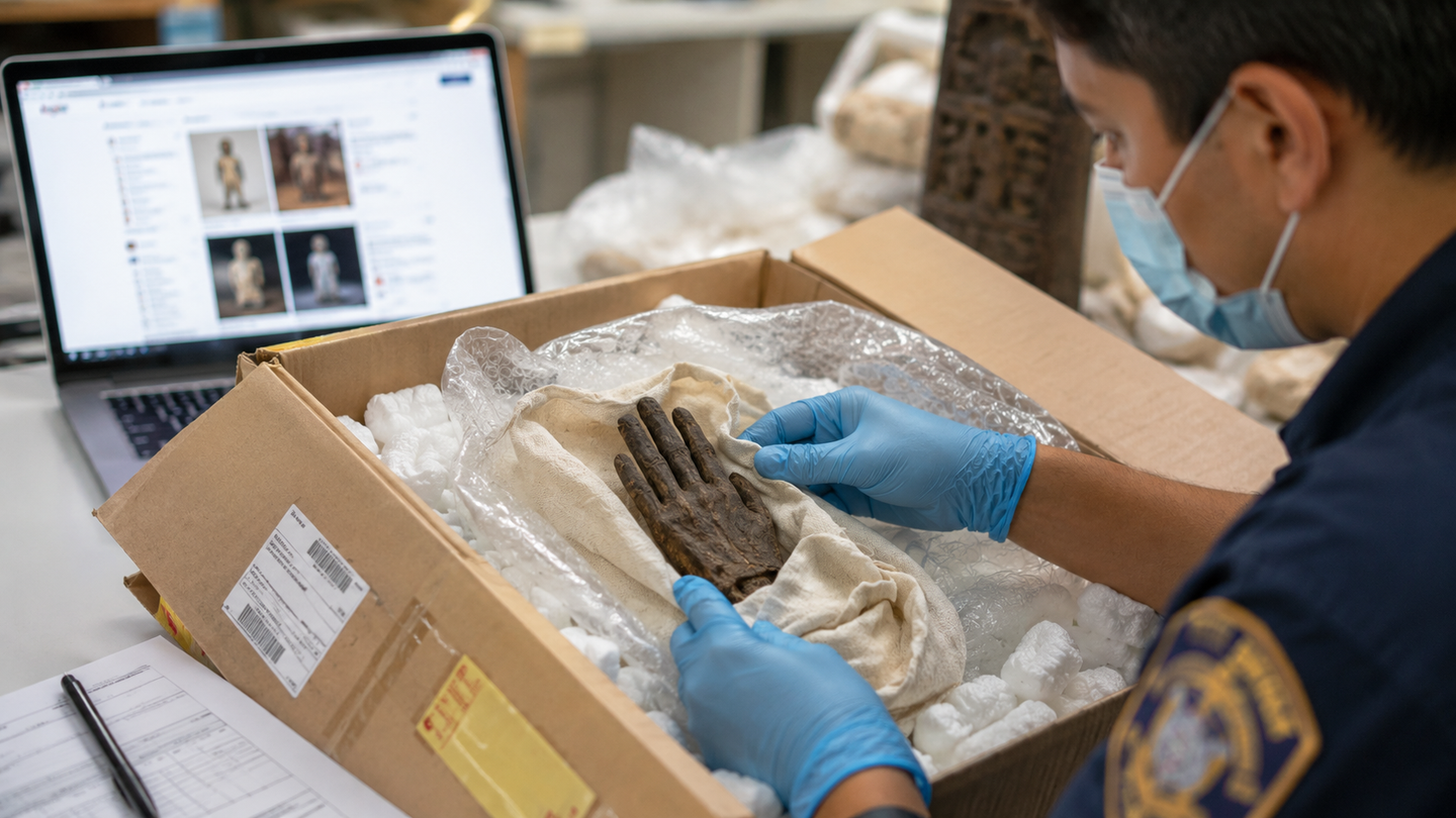 The health risks of mummified remains sold online include fungal growth, toxic preservatives and unsafe shipping practices.