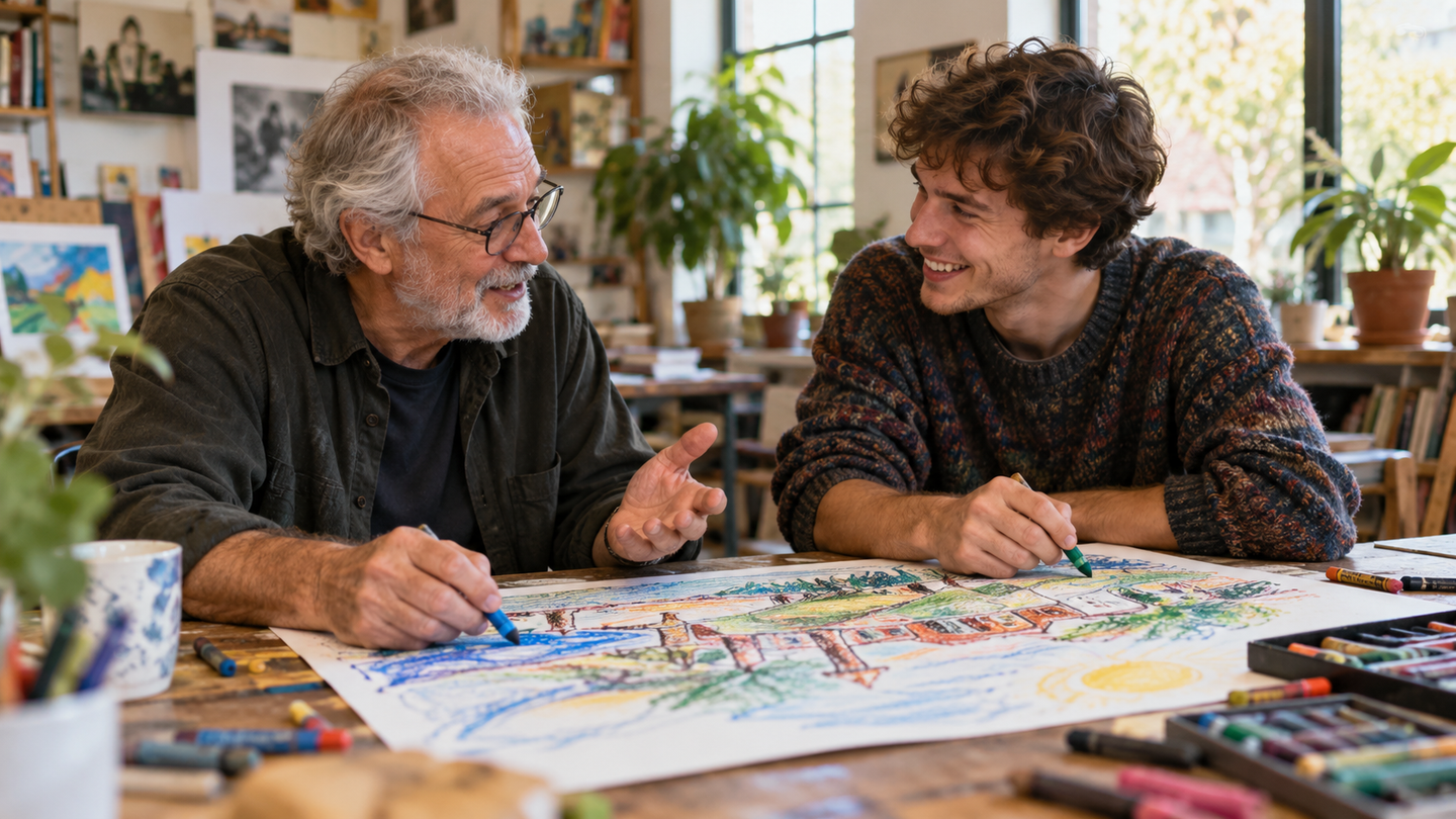 ETH researchers tracked brain activity as strangers from different age groups met repeatedly to draw together.