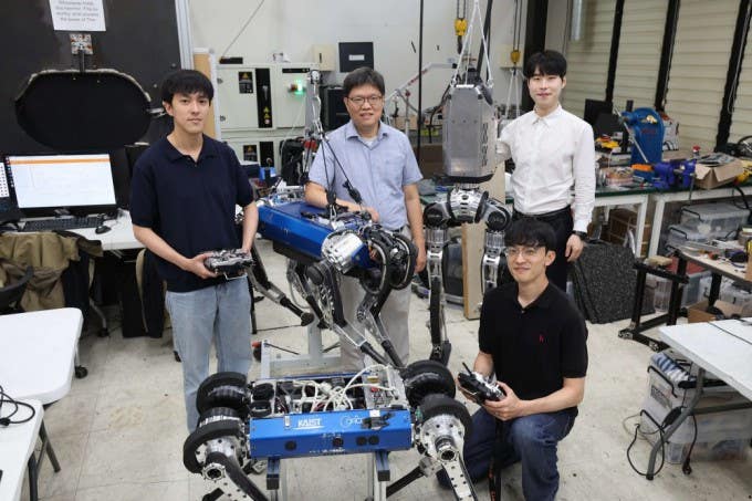 Researchers developed a robot that can choose how to move on its own, switching between walking, running, and jumping in real environments.