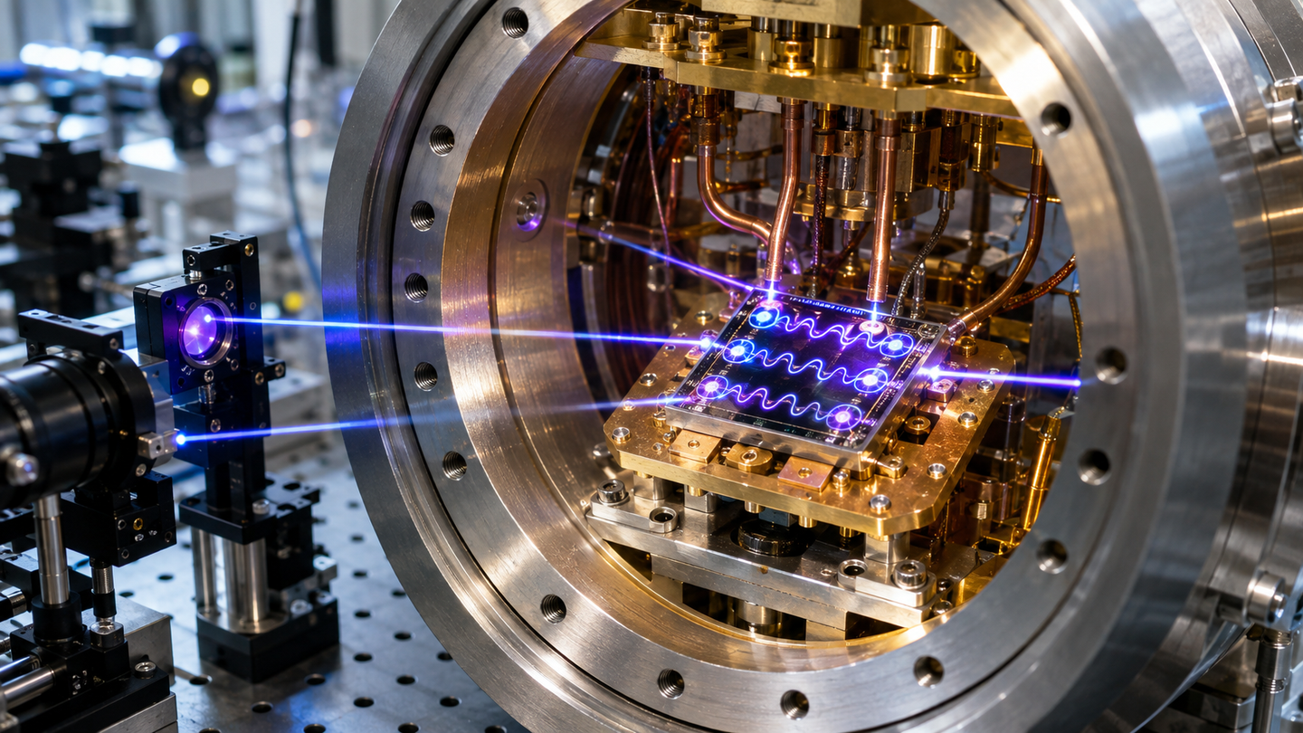 Time crystal synchronization in a semiconductor links distant spin oscillators through diffusing spin-polarized electrons.